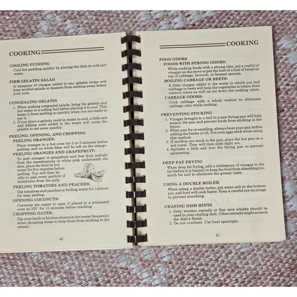 Hints for Upstairs, Downstairs, and All Around the House! Vintage 1992‎ Spiral.